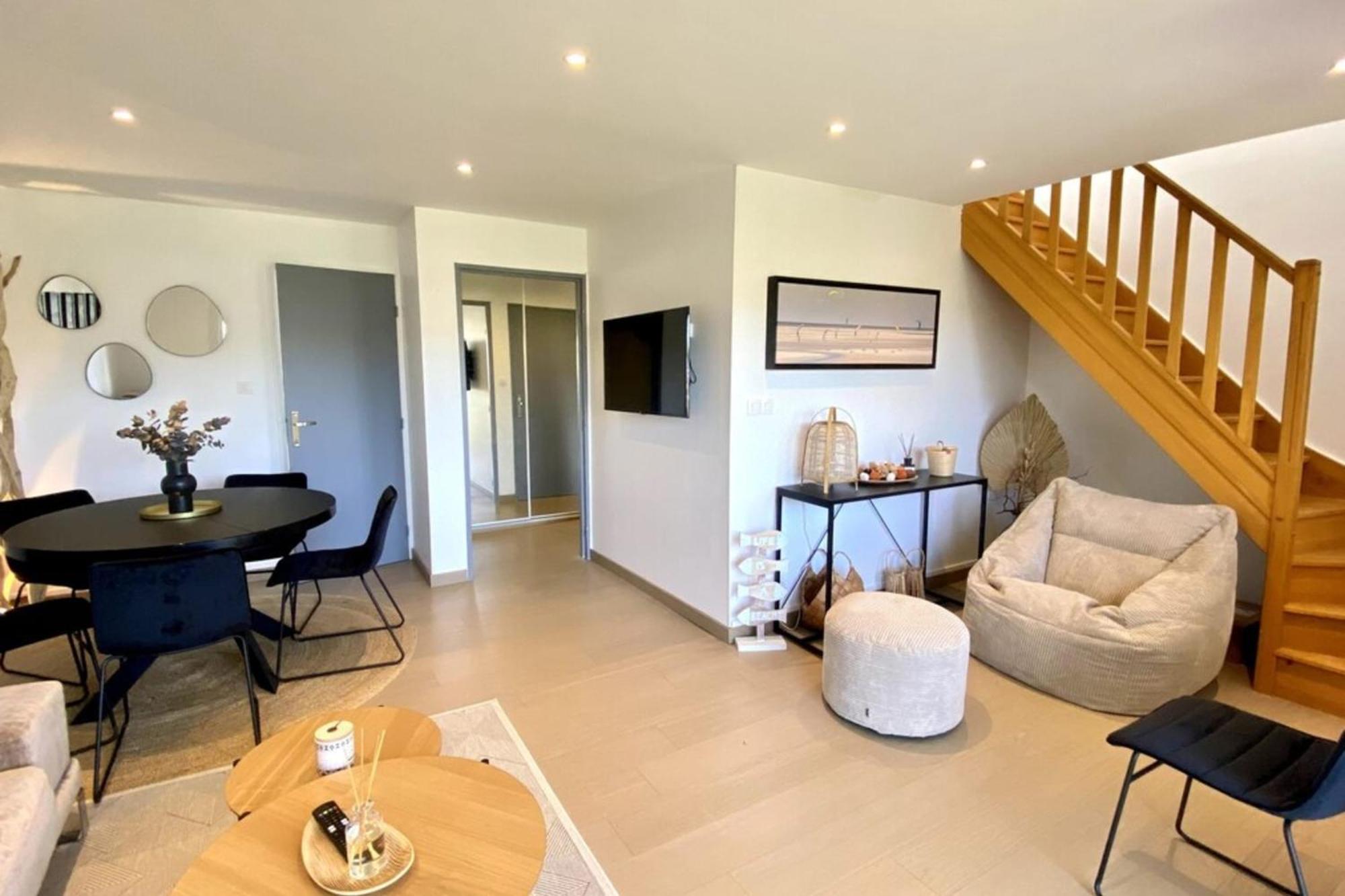 Superb Duplex With Lake View For 6 People Le Touquet Bagian luar foto